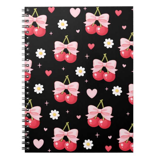 Coquette Cherries Notebook (Front)