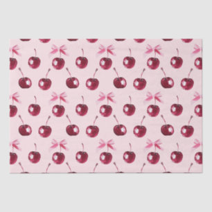 Coquette Cherries Pattern Tissue Paper
