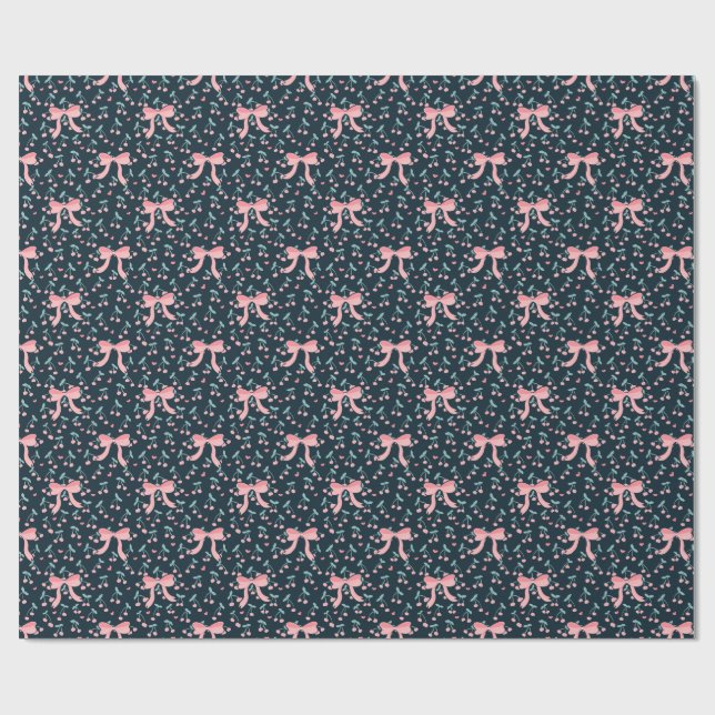 Coquette Cherry Wrapping Paper (Flat)