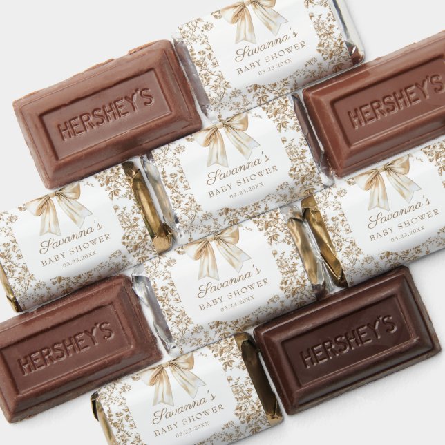 Coquette Chinoiserie Baby Shower Favors Chocolate (Assorted)