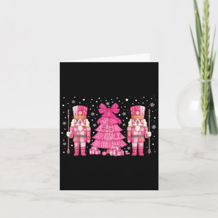 Coquette Christmas Tree Nk Nutcrackers Women Kids  Card