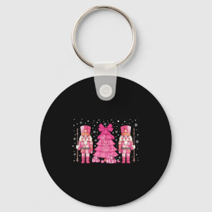 Coquette Christmas Tree Nk Nutcrackers Women Kids Keychain
