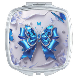 Coquette compact mirror
