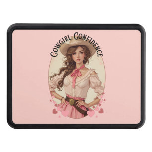 Coquette Cowgirl Western Fashion Portrait Hitch Cover