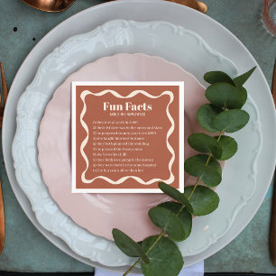 Coquette Curvy Ribbon Retro Wedding Napkins