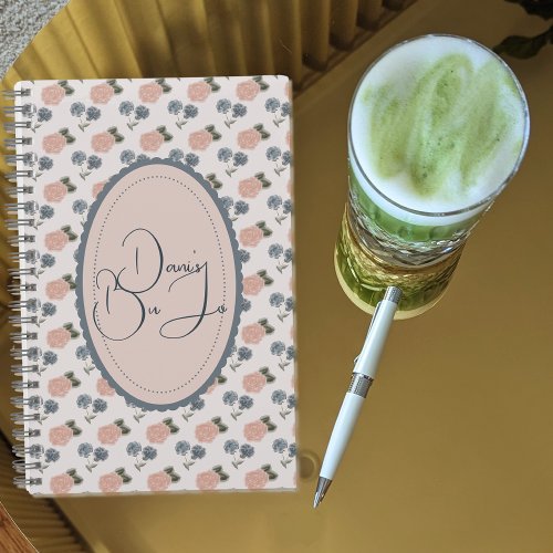 Coquette ditsy floral Bullet Journal