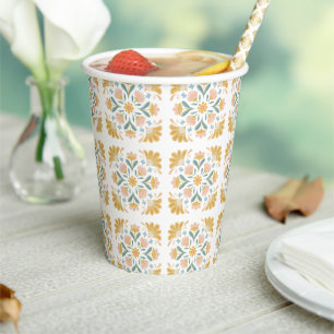 Coquette Final Fiesta Talavera Tile Paper Cups