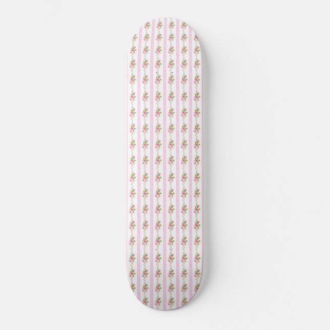 Coquette Floral Skateboard Deck (Front)