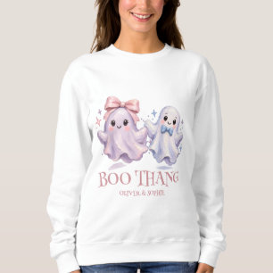 Coquette Ghost Couple Halloween costume Sweatshirt