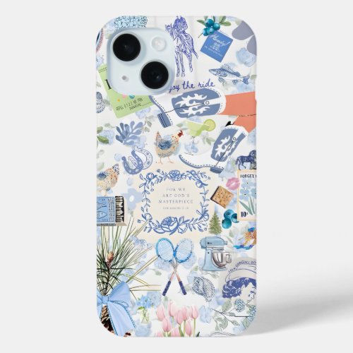 Coquette Girl Preppy Collage Phone case