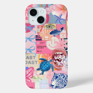 Coquette Girl Preppy Collage, Phone case