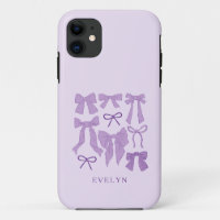 Coquette Girly Bows Purple