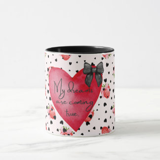 Coquette Girly Positive Affirmation Strawberry Mug