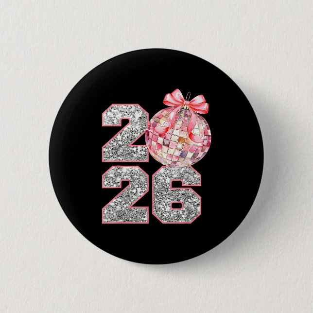 Coquette Happy New Year Party 2026 Family Women Gi Button (Front)
