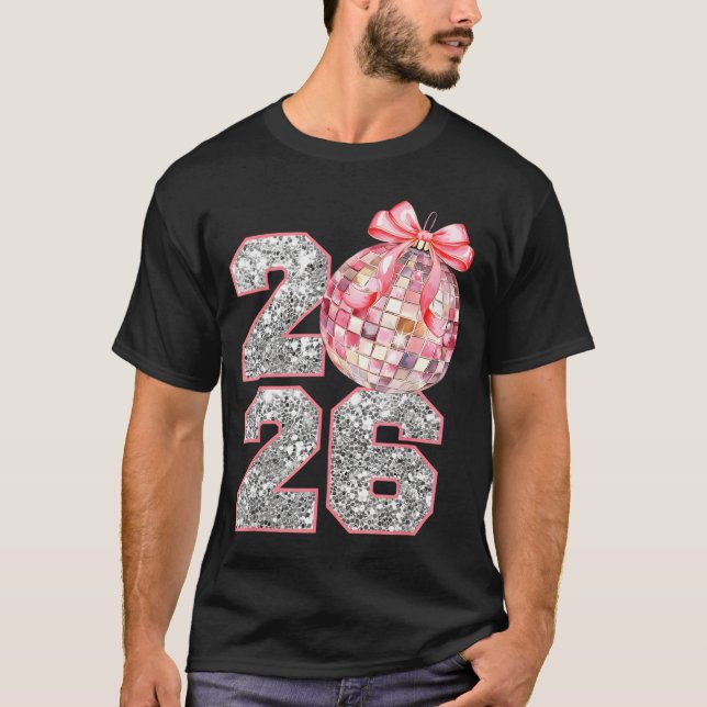 Coquette Happy New Year Party 2026 Family Women Gi T-Shirt (Front)