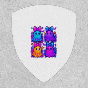 Coquette Iridescent Halloween Patch