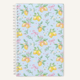 Coquette Lemon Blue Notebook