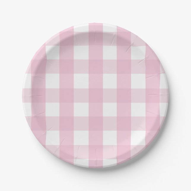 Coquette Love Letter Message Paper Plates (Front)
