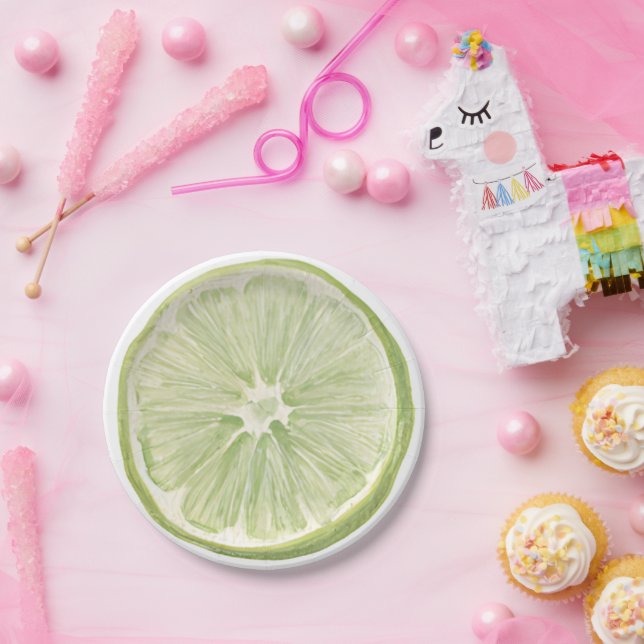 Coquette Margarita Lime Paper Plates (Party)