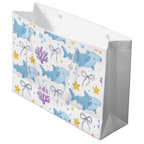 Coquette Marine Life -Hammer Head Shark Large Gift Bag