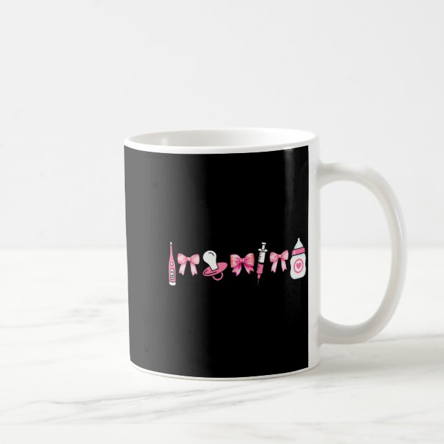 Coquette Mother Baby Mbu Nurse Stpartum Rn Christm Coffee Mug (Right)