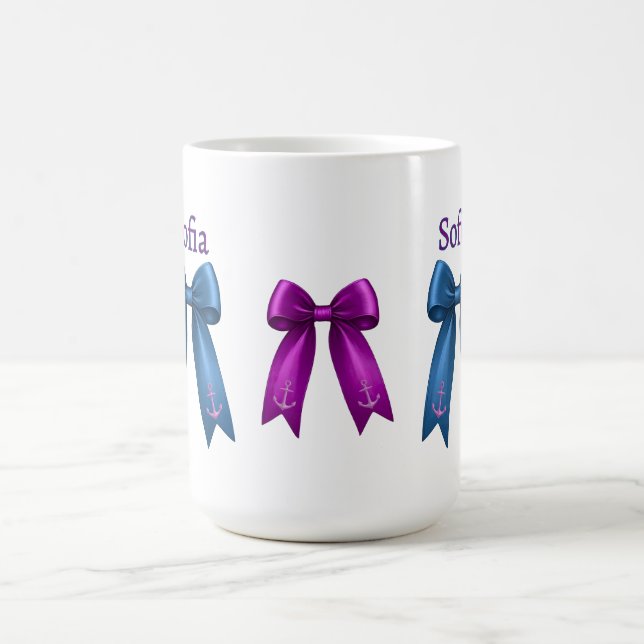 Coquette Nautical Bow! Coffee Mug (Center)