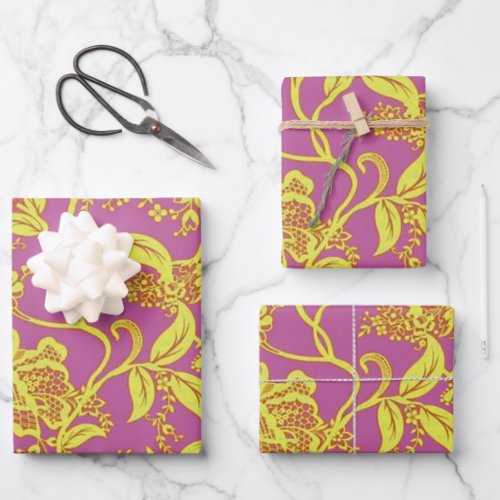 Coquette Orchid Wrapping Paper Sheets