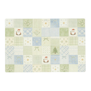 Coquette Pastel Christmas Holiday Placemat