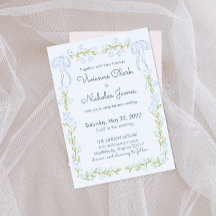 Coquette Pastel Garden Ribbon Floral Wedding