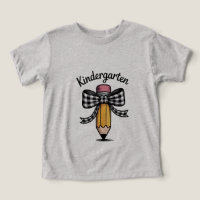 Coquette Pencil Bow Kindergarten Teacher School