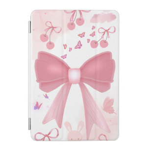 Coquette Pink Bow and Cherries Aesthetic Collage – iPad Mini Cover