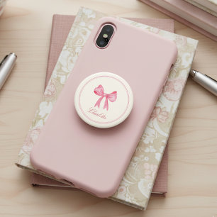Coquette Pink Bow PopSocket