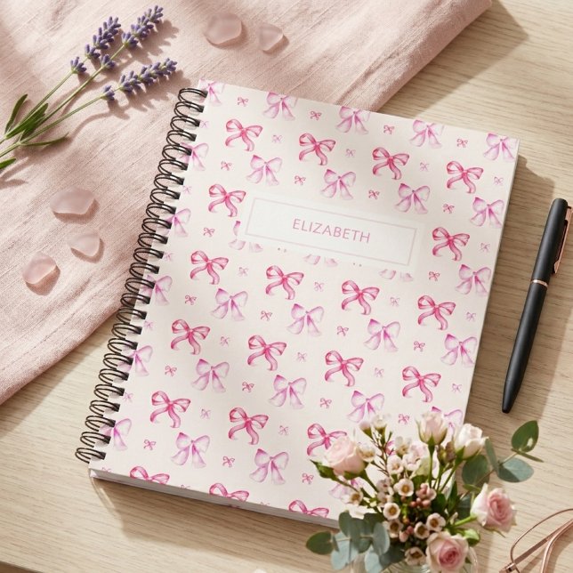 Coquette Pink Bow Preppy Girly Aesthetic Planner (Creator Uploaded)