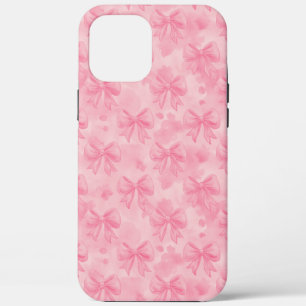 Coquette Pink Bows iPhone 12 Pro Max Case
