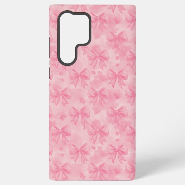 Coquette Pink Bows Samsung Galaxy Case (Back)