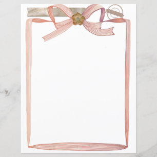 Coquette Pink Bows Scrapbooking and Journaling