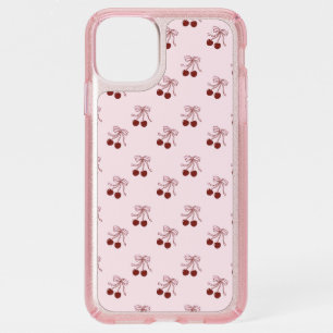 Coquette Ribbon Bows and Cherries phone case