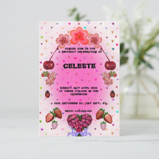 Coquette Save The Date (Standing Front)