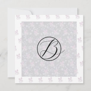 Coquette Sheer Pale Pink Flat Save The Date Card