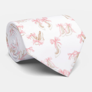 Coquette Shoes Pattern  Neck Tie