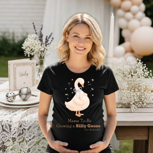 Coquette Silly Goose Blue Mommy-to-Be, Pregnancy  T-Shirt