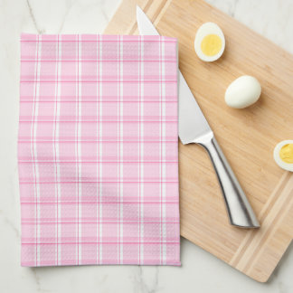 Coquette Soft Pink Gingham Kitchen Towel