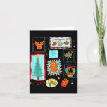 Coquette Tis The Season Christmas Santa Nk Preppy  Card