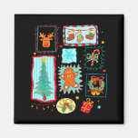 Coquette Tis The Season Christmas Santa Nk Preppy  Magnet