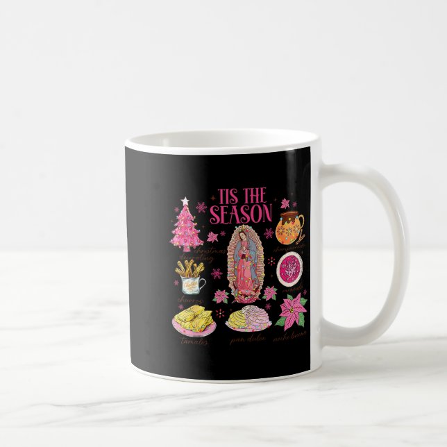 Coquette Tis The Season Mexican Christmas Spanish  Coffee Mug (Right)