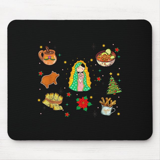 Coquette Tis The Season Mexican Christmas Spanish  Mouse Pad (Front)