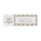 Coquette Whimsical Bows Class of 2026 Graduation Label