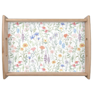 Coquette Wildflower Meadow Serving Tray