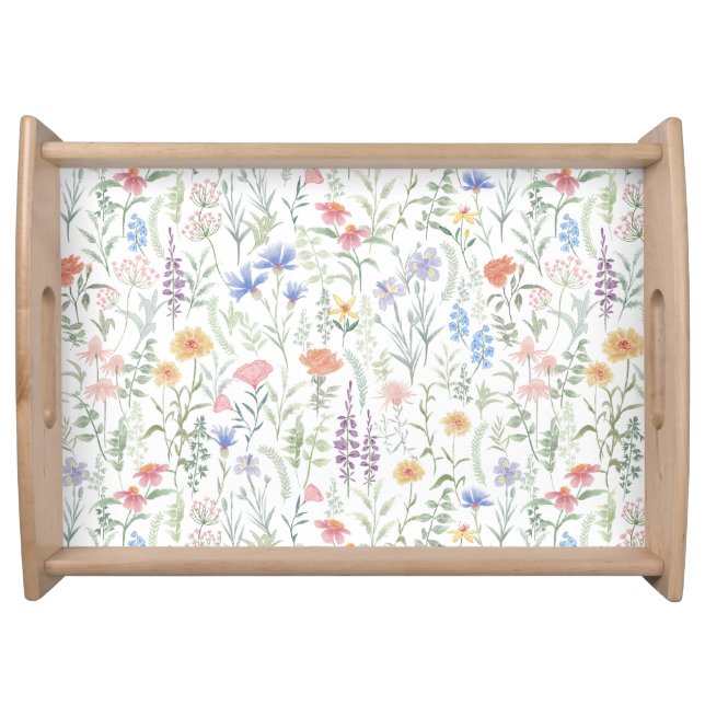 Coquette Wildflower Meadow Serving Tray (Front)
