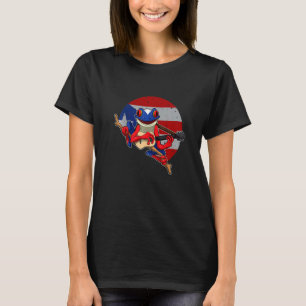 Coqui Frog Playing Guitar Puerto Rico Animal T-Shirt